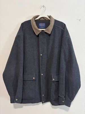 Pendleton Vintage 1990’s Men's Wool Field Jacket - Image 1 of 4