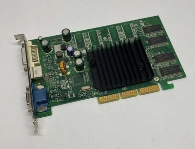 128MB Dell 9Y452 / 09Y452 GeForce FX5200 DVI / VGA / S-Vid AGP Graphics Card - Image 1 of 4