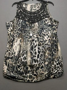 Maurices Womens Size 1 (XS/S) Sleeveless Blouse Animal Tank - Picture 1 of 3