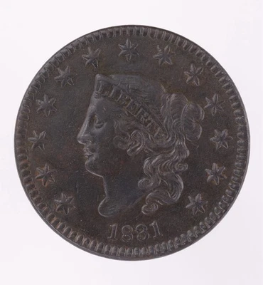 Centavo grande Coronet 1831 (B2941) Foto 1 de 2