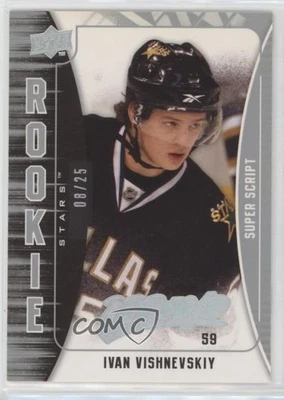 2009-10 Upper Deck MVP Rookie Super Script /25 Ivan Vishnevskiy #316 Rookie RC - Image 1 of 2