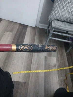 棒球棒 T 球 Rawlings Adirondack 木质职业戒指 球棒 25 英寸 红色和黑色 美国 — 第 1/4 张图片