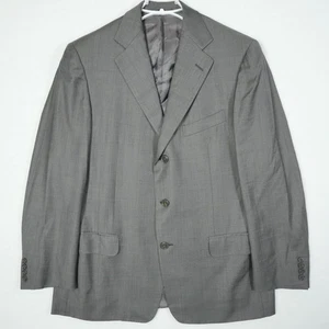 Ermenegildo Zegna Trofeo Blazer 42R Gray Check Wool Italy Made Sport Coat Jacket - Picture 1 of 12