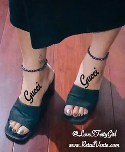 GUCCI MULE OPEN-TOE HEELS WOMENS SIZE 8-1/2 (FREE-GIFT WITH PURCHASE) - Picture 1 of 8