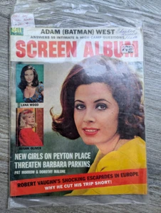 1966 SCREEN ALBUM Magazine Adam Batman West M462 - Picture 1 of 1