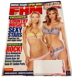 FHM For Him Magazine March 2005 #54 Kerry Harvick, Jennifer Hanson - Picture 1 of 2