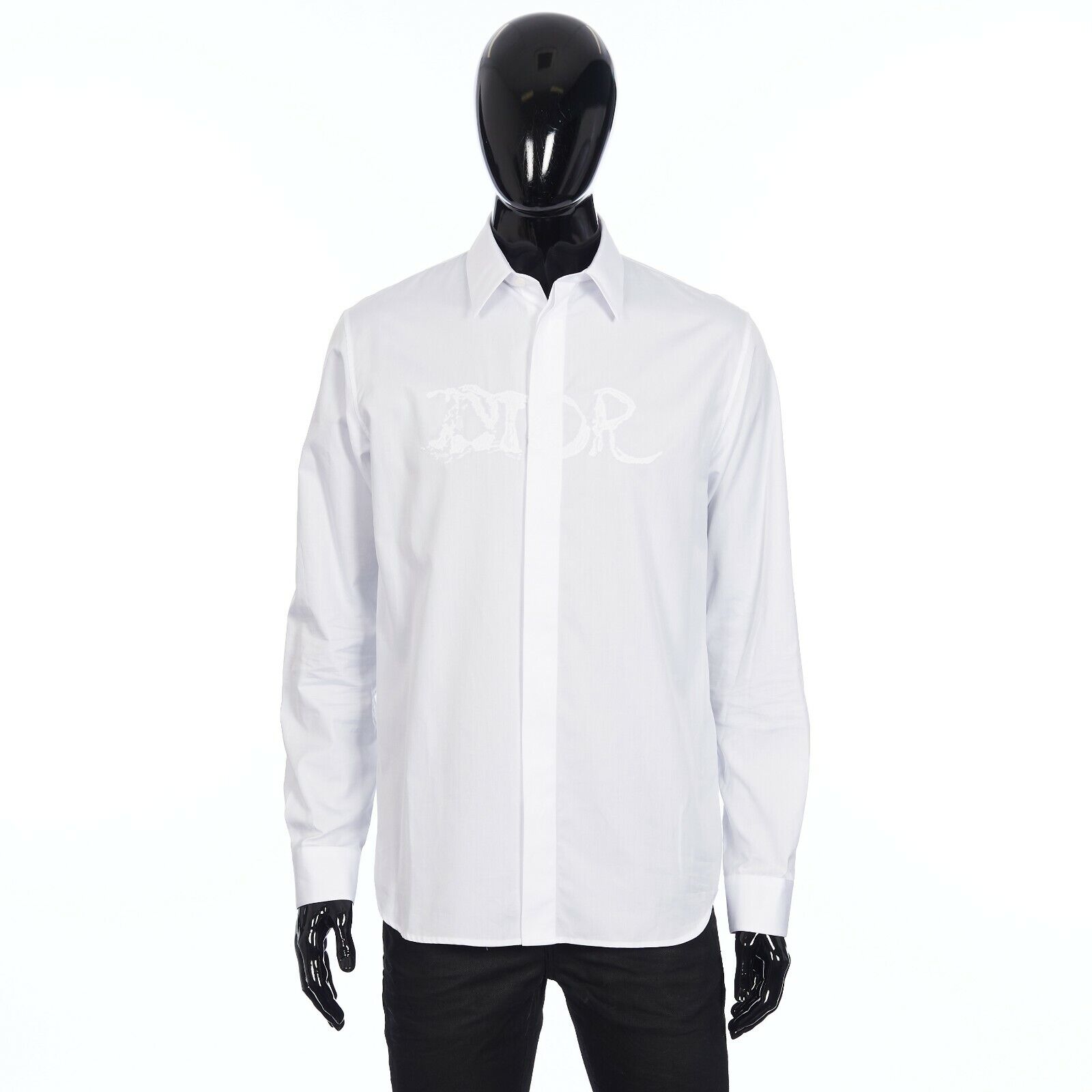 DIOR x PETER DOIG 1000$ Shirt In White Cotton Poplin | eBay