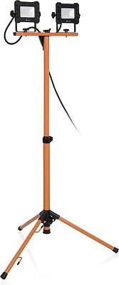 Smartwares LED Baustrahler mit Stativ 2x10W Doppel Strahler Außen Arbeitsleuchte - Bild 1 von 4