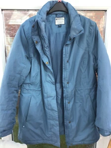 Ladies Mountain Warehouse Coat Waterproof Padded Jacket Blue Size 14 - Picture 1 of 17