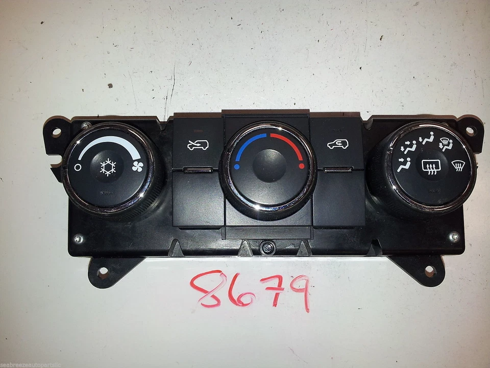 07 08 09 PONTIAC TORRENT UNIDADE DE CONTROLE DE TEMPERATURA CLIMÁTICA A/C CALOR - Imagem 1 de 2