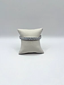 Silver Tone Rhinestone Bracelet - Picture 1 of 3