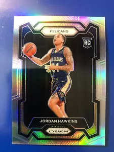 2023-24 Prizm Silver Prizm Parallel Jordan Hawkins RC #130 Pelicans - Picture 1 of 2