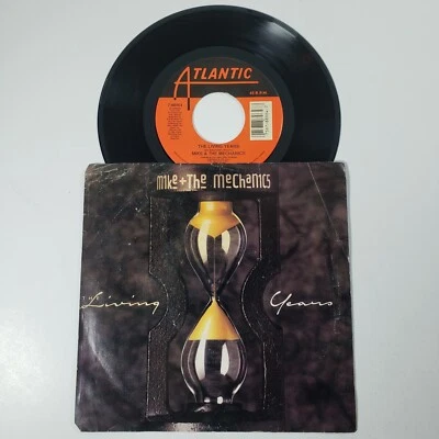 Mike & The Mechanics "The Living Years" 45 Vg+ Tested Atlantic Picture Sleeve  - Imagem 1 de 4
