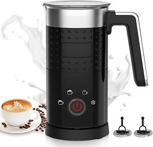 Large 300ml Electric Automatic 4-in-1 Milk Frother - Silent Heater and Warmer