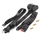 Universal 3 Point Retractable Car Seat Belt Bolt Automatic Safety Strap Buckle