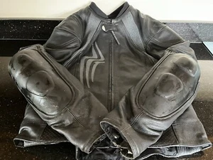 Hein Gericke Pro Sports Leather Jacket size 56 - Picture 1 of 10