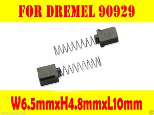 Carbon Brushes For DREMEL 275 285 & 395 Moto-Tools Type 1 & 2 Only 2615090929 - Picture 1 of 3