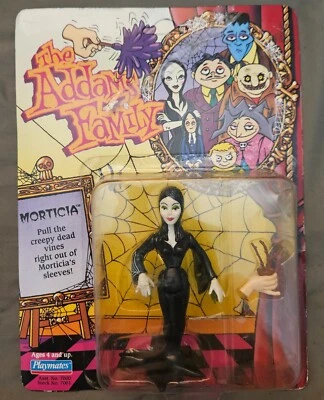 1992 Playmates Addams Family Morticia Figure MOC - Image 1 of 3
