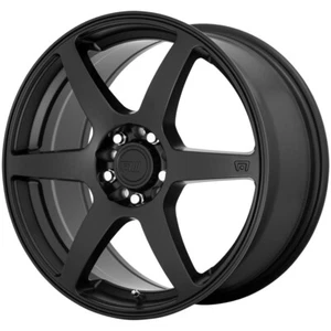 17x7 +40 Motegi MR143 CS6 5x110,5x115 Satin Black Wheels (Set of 4) - Picture 1 of 3
