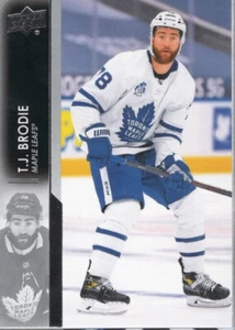 21-22 2021-22 Upper Deck 1 T. J. Brodie #166-Leafs - Picture 1 of 1