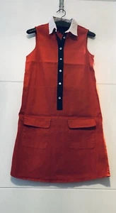 Armani Jeans Polokleid (Leinen) orange Gr. 38 (ital. 42) - Bild 1 von 5