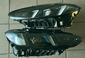 BMW G82 G80 M4 M3 G22 G23 G26 LCI LED SCHEINWERFER  Shadow line BLAU Matrix OEM - Picture 1 of 13