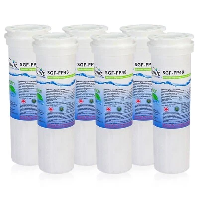 SGF-FP48 Compatible Refrigerator Water Filter For 836848,WF296,EFF6017 (6 Pack) - Image 1 of 4