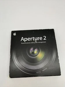 Apple Aperture 2 for Mac Photo Editing Retro Software with Box and Manuals - Picture 1 of 6