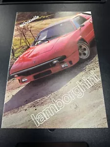 Lamborghini Silhouette Original Sales Brochure Valentino Balboni 1976 - Foto 1 di 7