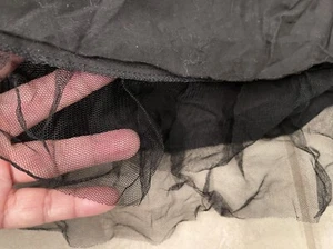 WET SEAL CHANDELIER SEQUIN GAUZE BLACK COTTON&MESH LINED SUMMER PARTY MAXI SKIRT - Picture 1 of 5