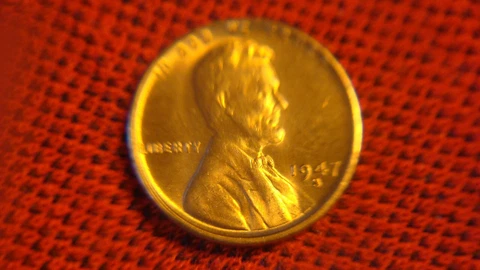 1947-S UNCIRCULATED WHEAT CENT Cover