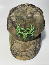 Camo Bone Collector Hunting Hat Hook&Loop Adjustable Embroidered Logo, Mesh Back