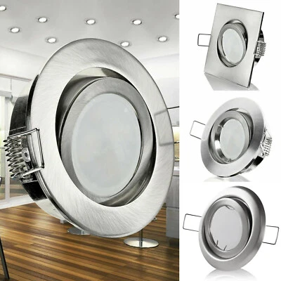 LED Einbaustrahler Einbau Leuchte Decken Lampen Spot Strahler Set 12V oder 230V - Bild 1 von 2