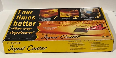 VINTAGE Cirque Input Center Keyboard Glidepoint CIC360 Signing Tool Software Pen - Image 1 of 4