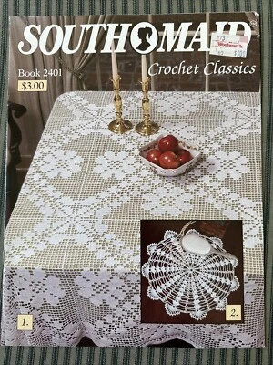 Doilies Crochet Classics Pattern Book 1989 Coats & Clark’s Southmaid - Image 1 of 4