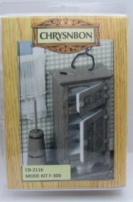 Dollhouse Miniature Chrysnbon Ice Box & Butter Churn with Accessories Kit CB2116 - Image 1 of 2