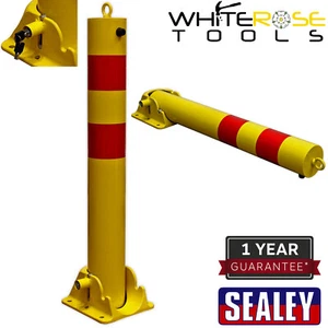Sealey Folding Bollard 900mm Steel Heavy Duty Privacy Security Parking Prevent - Picture 1 of 5