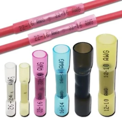 Термоусадочные соединители проводов обжимные клеммы водонепроницаемые уплотнительная втулка 10-100 шт. - Изображение 1 из 4