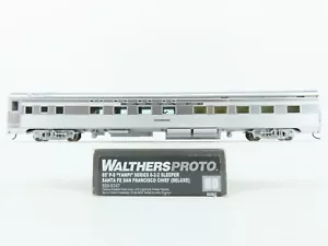 HO Walthers Proto 920-9347 ATSF Santa Fe 85' P-S 8-2-2 Sleeper Passenger Car - Picture 1 of 15