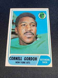 1968 Topps Football #91 Cornell Gordon!! ¡ENVÍO DE $1!!  - Imagen 1 de 2
