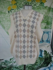 Vintage Herren James Dalgleish Pullover Weste - Bild 1 von 5