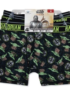 Boy’s Star Wars Stretch Athletic Boxer Briefs, 4 pairs, Size 8 - Picture 1 of 3