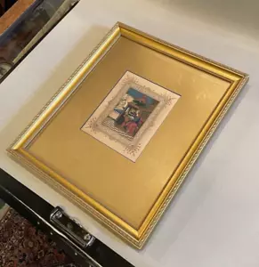 Vintage Framed Lithographic Ecclesiastical Print - Picture 1 of 6