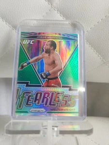 2021 Panini Prizm Jorge Masvidal Fearless Green Insert #2 - Picture 1 of 2