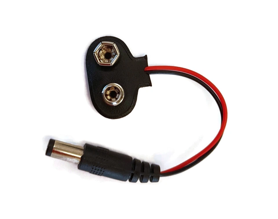 9V Battery Lead Compatible with Arduino Uno/Mega/Leonardo