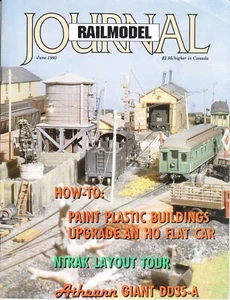 RAILMODEL JOURNAL 6/93 CREAMERY, SOO LINE GP7, UP DD35-A, COVERED CEMENT HOPPERS - Picture 1 of 2