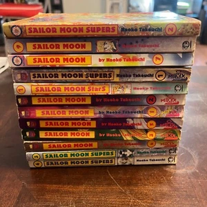 vintage Sailor Moon manga anime set lot of 12 Tokyopop Chix Comix pocket mixx - Picture 1 of 11