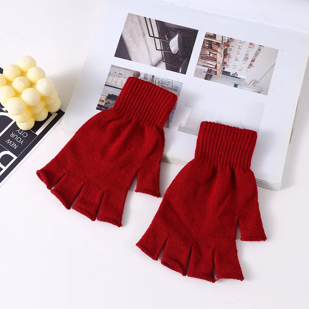 Guantes Guantes De Invierno Sin Dedos Para Mujer 4 Pares De Invierno