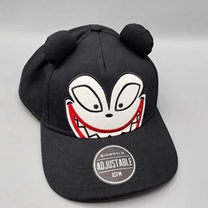 The Nightmare Before Christmas Vampire Teddy 3D Ears Black Hat Cap New w/ TAGS - Picture 1 of 10