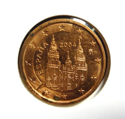 Spain 2004  5 Cent Euro   👀 - Image 1 of 2